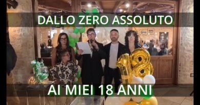 “Dallo zero assoluto ai miei diciotto anni”: la storia del cassanese Giovanni Masiello e di Apgarfire