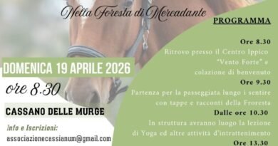 Trekking a cavallo a Mercadante il 19 aprile