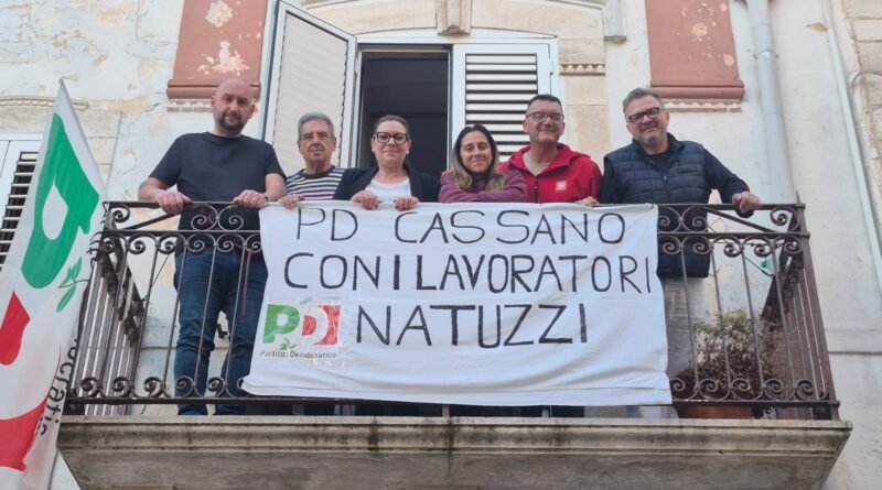 Natuzzi, il PD di Cassano è vicino ai lavoratori