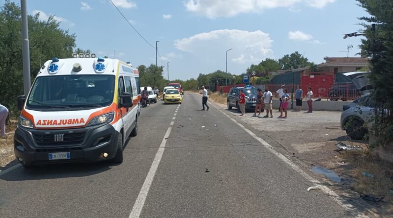 Incidente sulla strada per Mercadante: due feriti