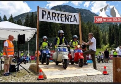 Il Vespa Club Cassano in giro tra le Dolomiti