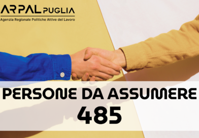 “WorkUP”: quasi 500 assunzioni a Bari, BAT e Foggia