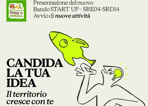 Al via la presentazione del Bando Start Up del GAL Terre di Murgia